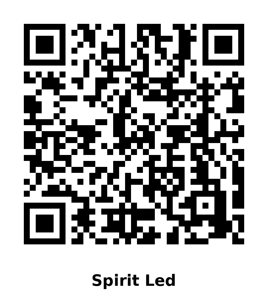 QR code linking to Spirit Led at Barnes & Noble