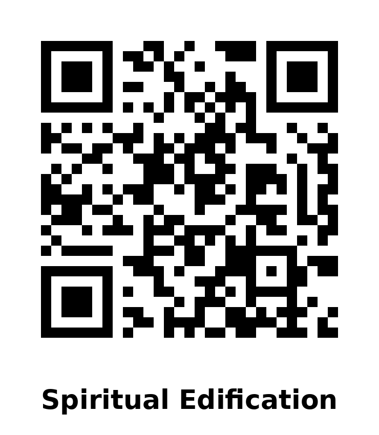 QR code linking to Spiritual Edification at Amazon